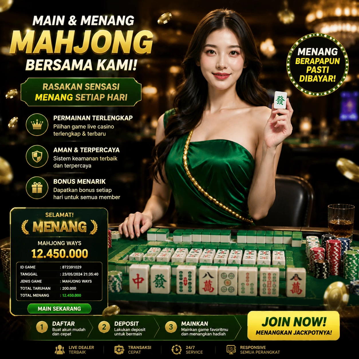 Tampilan antarmuka puncak303 APK v4.7.5 saat pengujian performa dan keamanan di perangkat Android